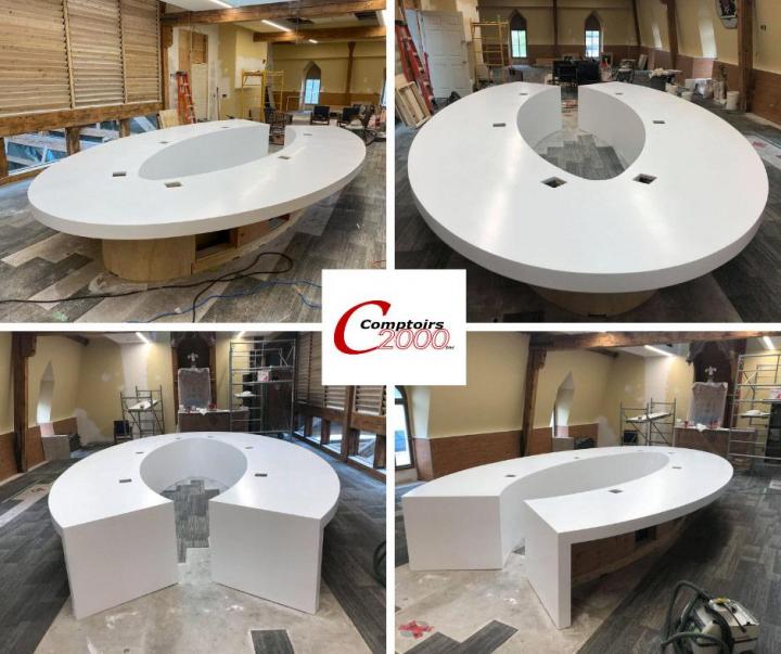 Surface solide en acrylique Gatineau