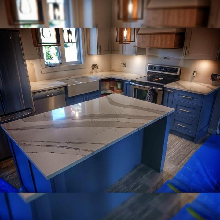 Îlot central en quartz Gatineau